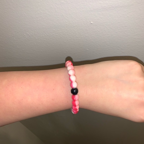 Breast Cancer Awareness Mixed Pink Lokai Bracelet. GOOD condition, loosely worn. - Picture 3 of 6